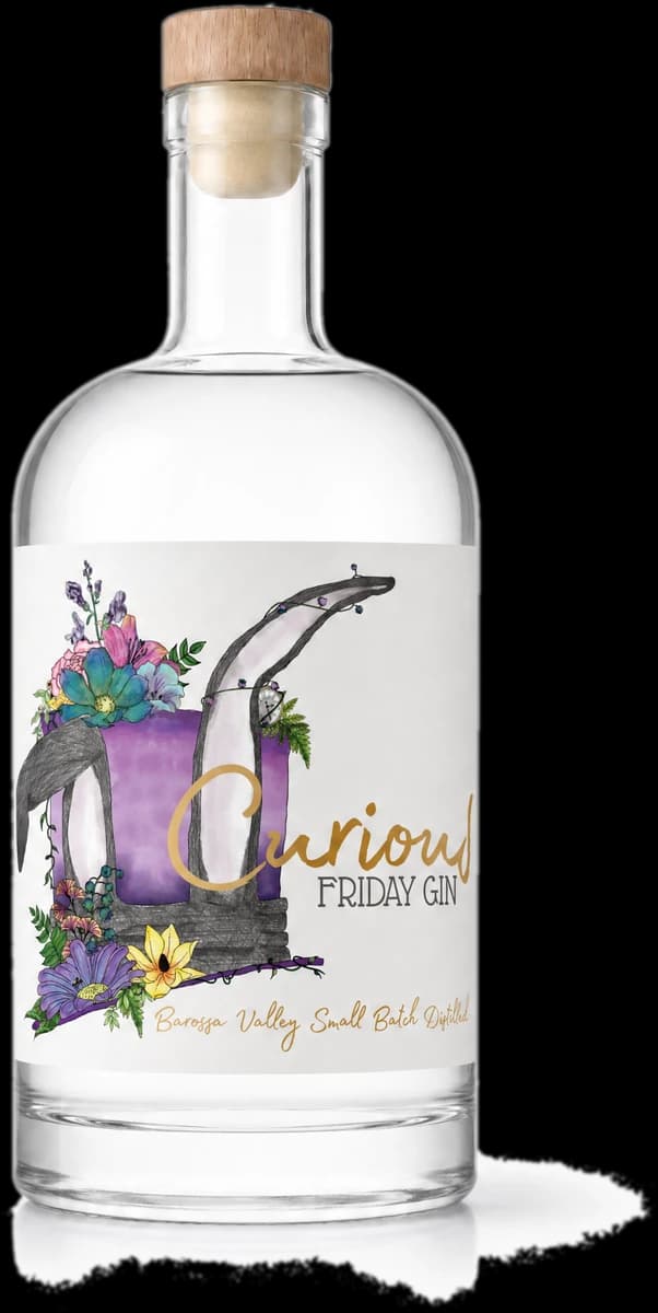 Curious Friday Gin 500ml Oslo bottle